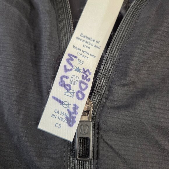 Lululemon Mens Large Ultra Lightweight 1/2 Zip Pullover Hooded Running Jacket - Picture 8 of 14